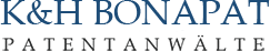 K & H Bonapat Patentanwälte Koch · von Behren & Partner mbB Logo
